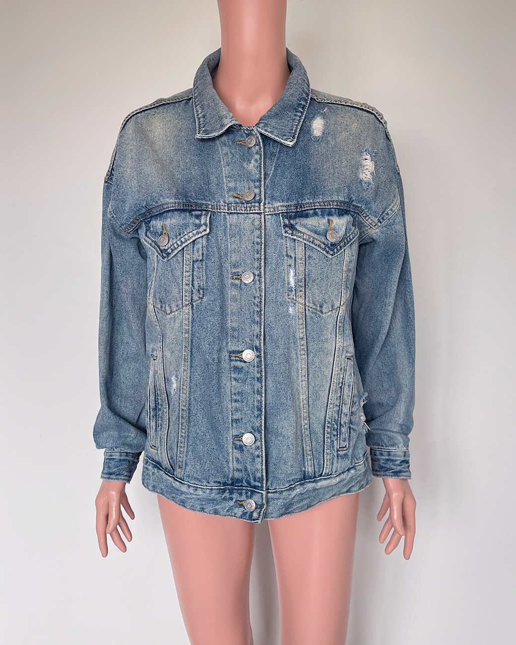 Wild Fable distressed denim jacket