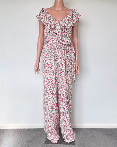 In The Style floral jumpsuit